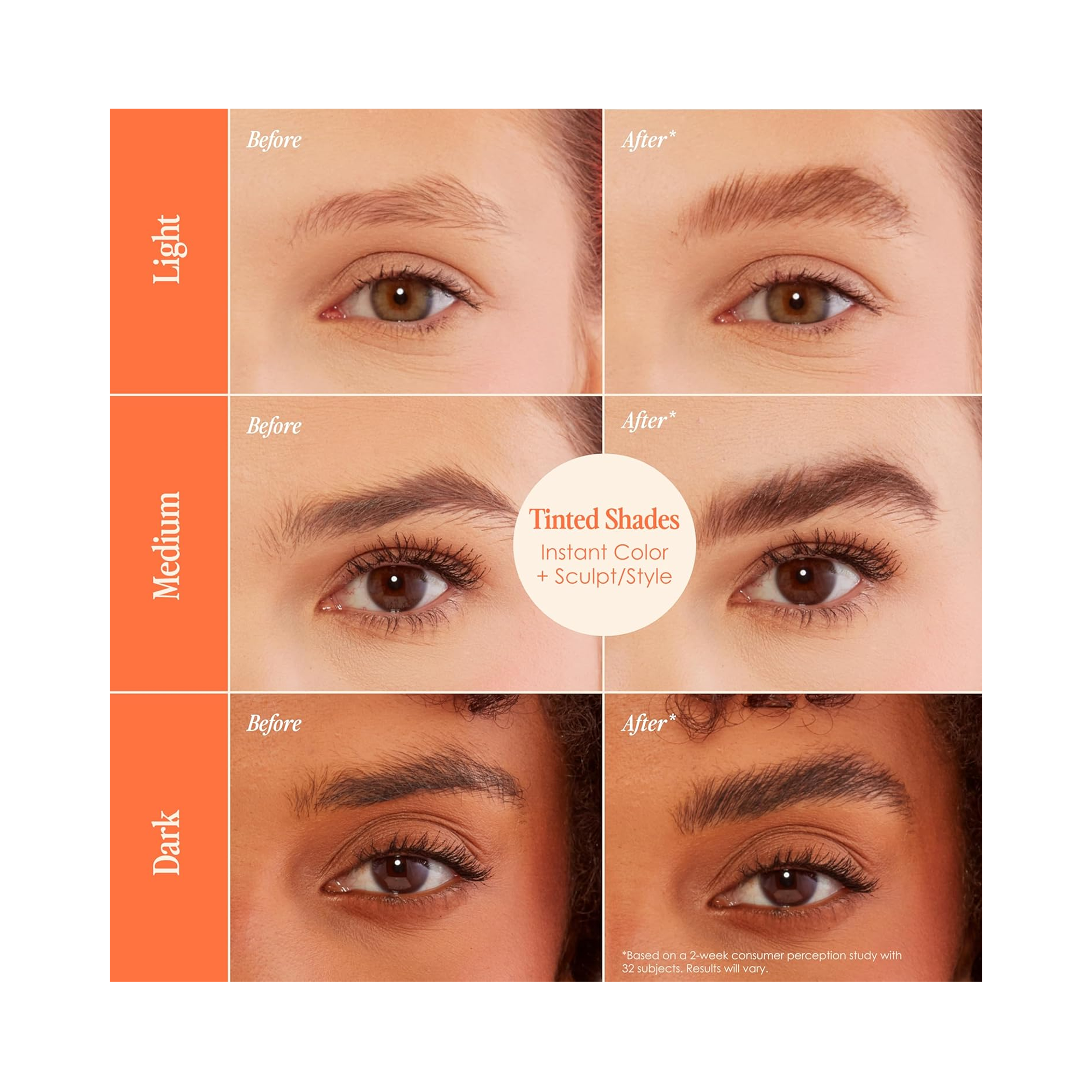 Grande Grandebrow-Laminate Brow Stying Gel With Peptides / MEDIUM