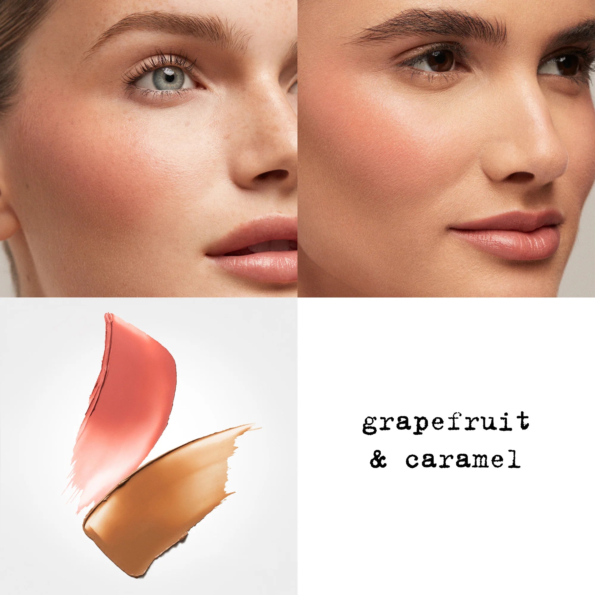 Stila Blush & Bronze Hydro-Blur Cheek Duo / Grapefruit & Caramel