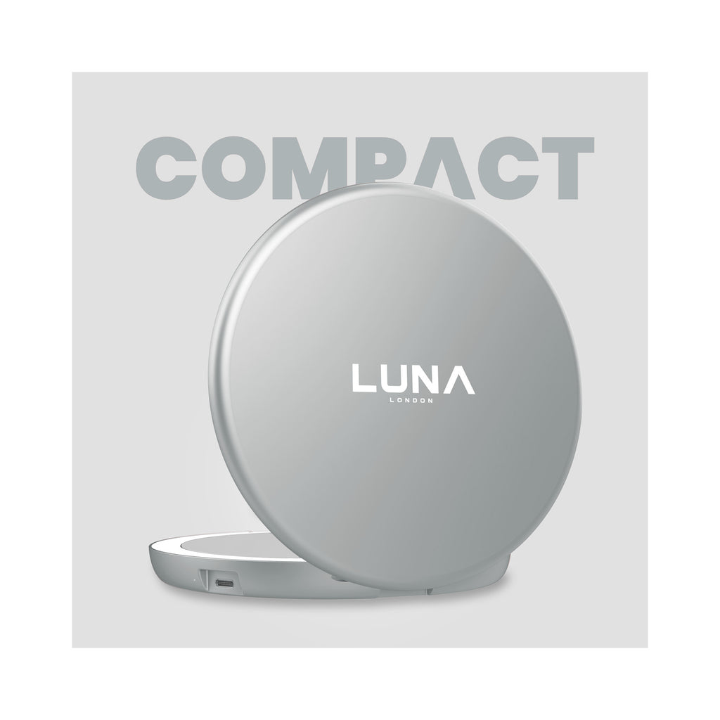 LUNA London COMPACT 2.0 7X 1X Magnifying LED Compact Mirror / CHALK GREY thumbnail 29