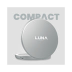 LUNA London COMPACT 2.0 7X 1X Magnifying LED Compact Mirror / CHALK GREY