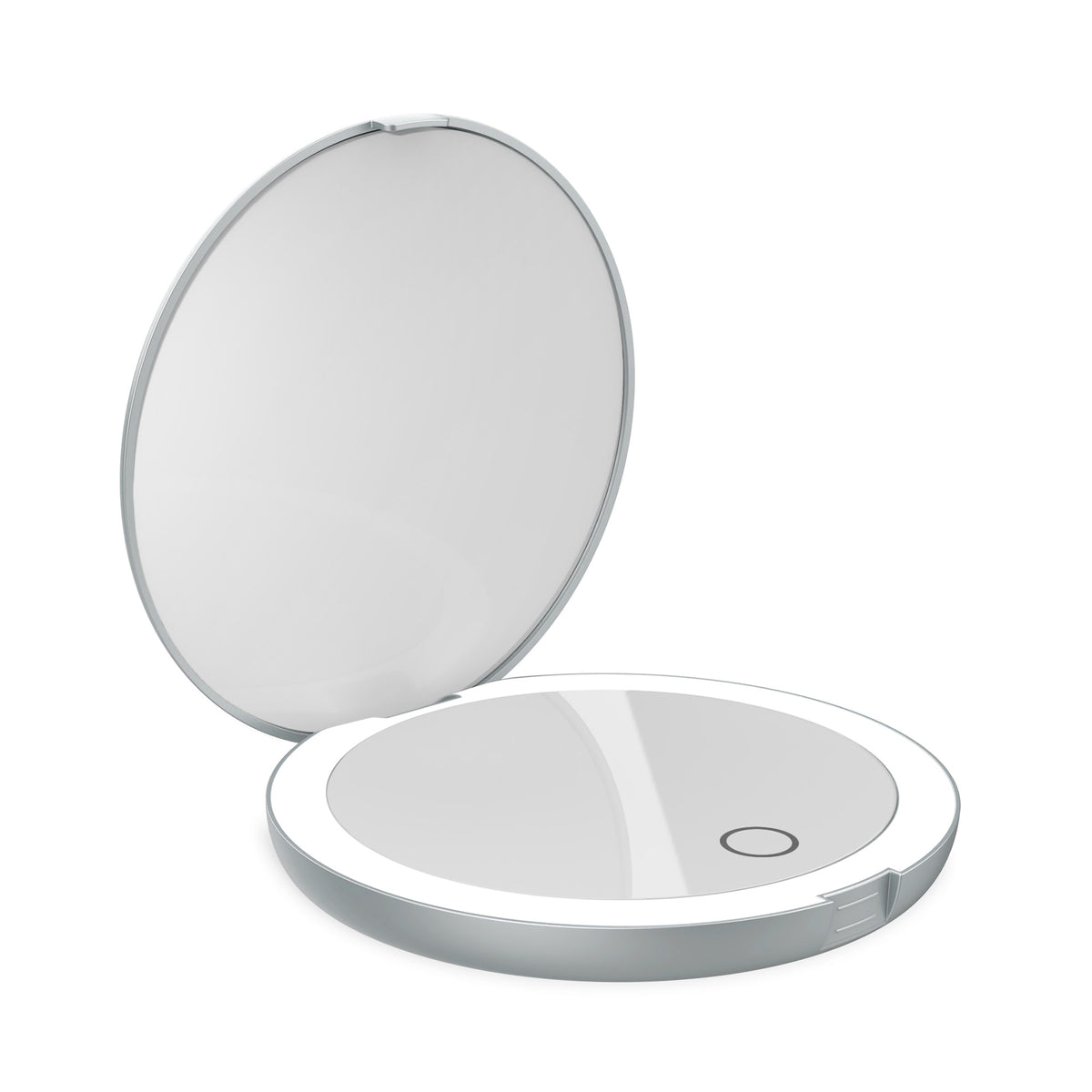 LUNA London COMPACT 2.0 7X 1X Magnifying LED Compact Mirror / CHALK GREY