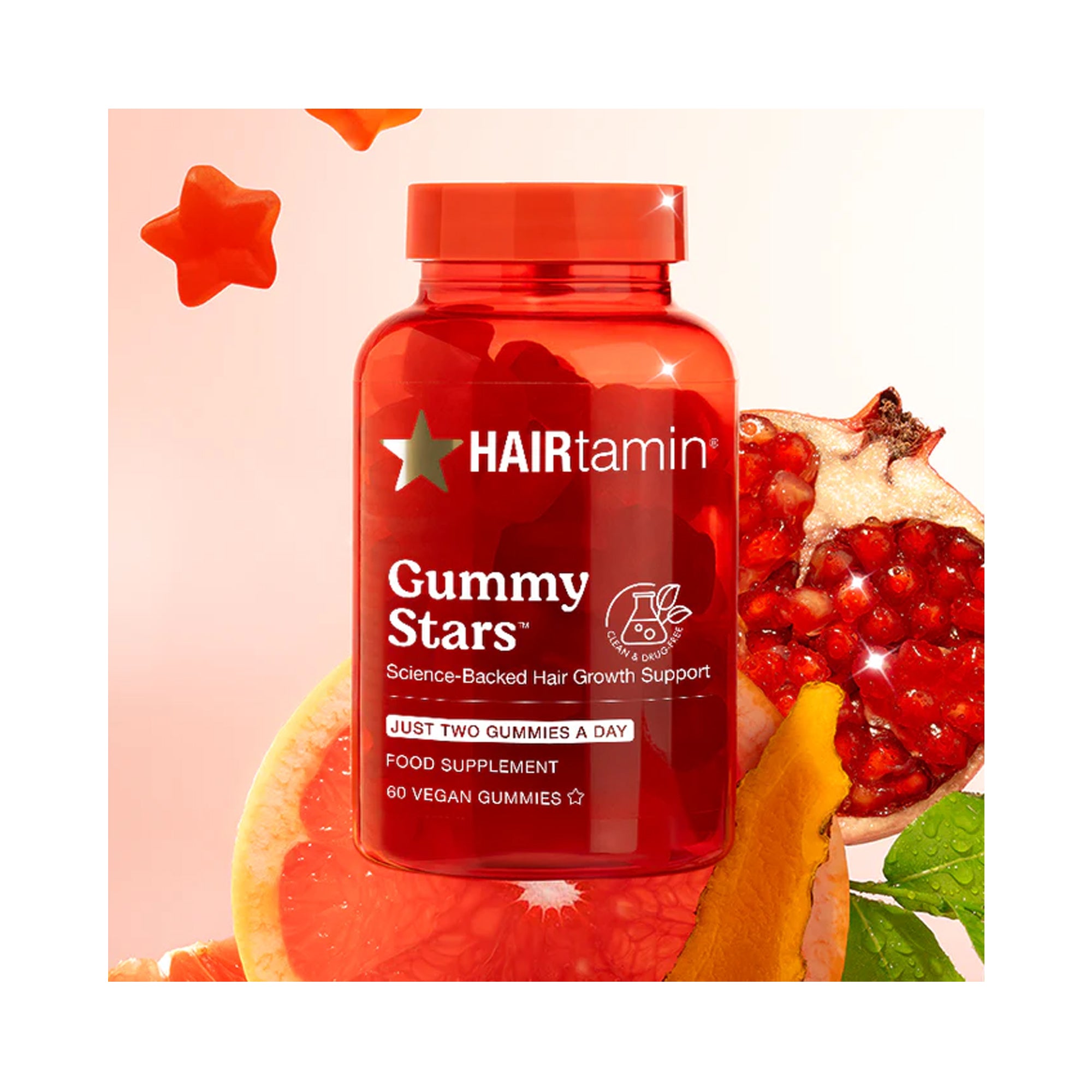 Hairtamin Gummy Stars 60 Gummies / 60CT