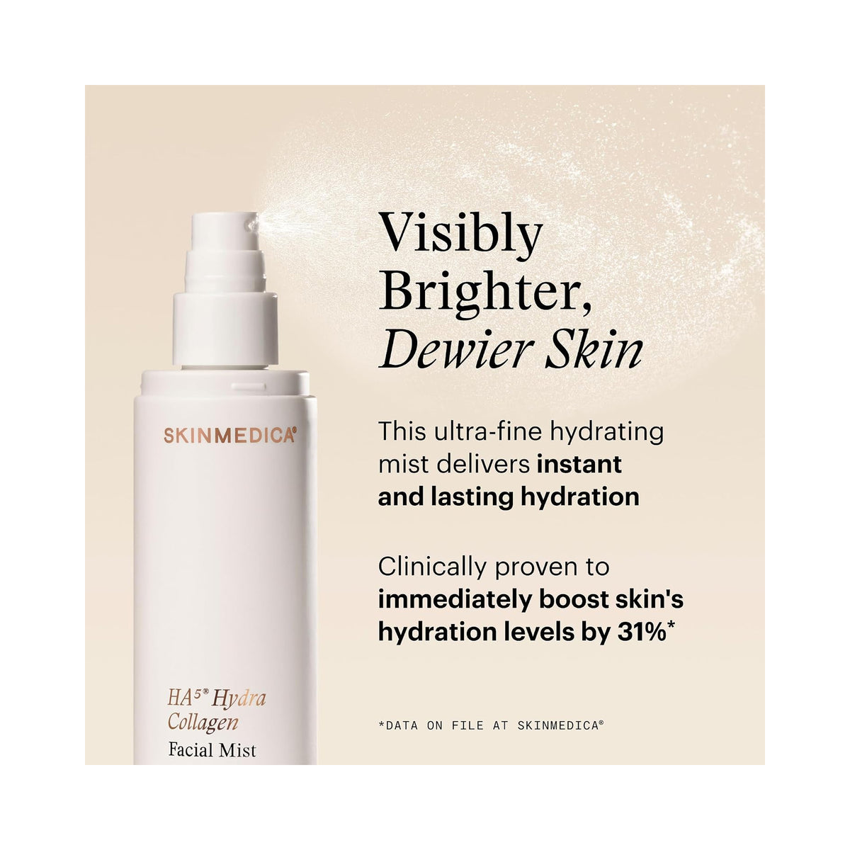 SkinMedica HA5 Hydra Collagen Facial Mist / 3.4OZ, image 32846789083286