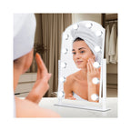 Zadro Scalloped Edge Hollywood LED Vanity Mirror / CHOCOLATE - HLS1217CH