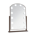 Zadro Scalloped Edge Hollywood LED Vanity Mirror / CHOCOLATE - HLS1217CH