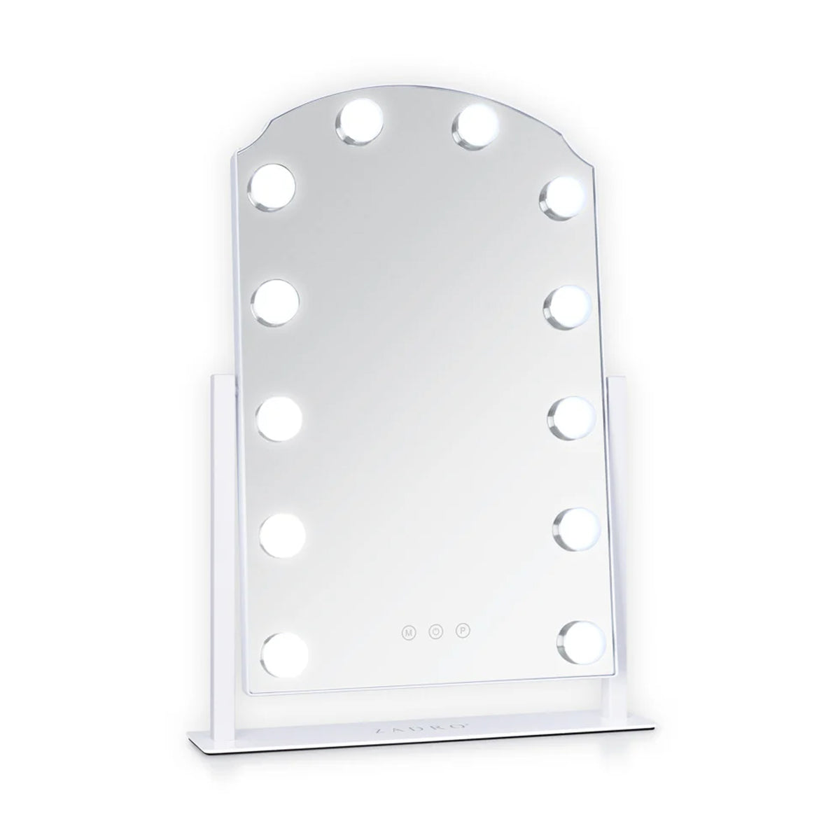 Zadro Scalloped Edge Hollywood LED Vanity Mirror / WHITE - HLS1217WH
