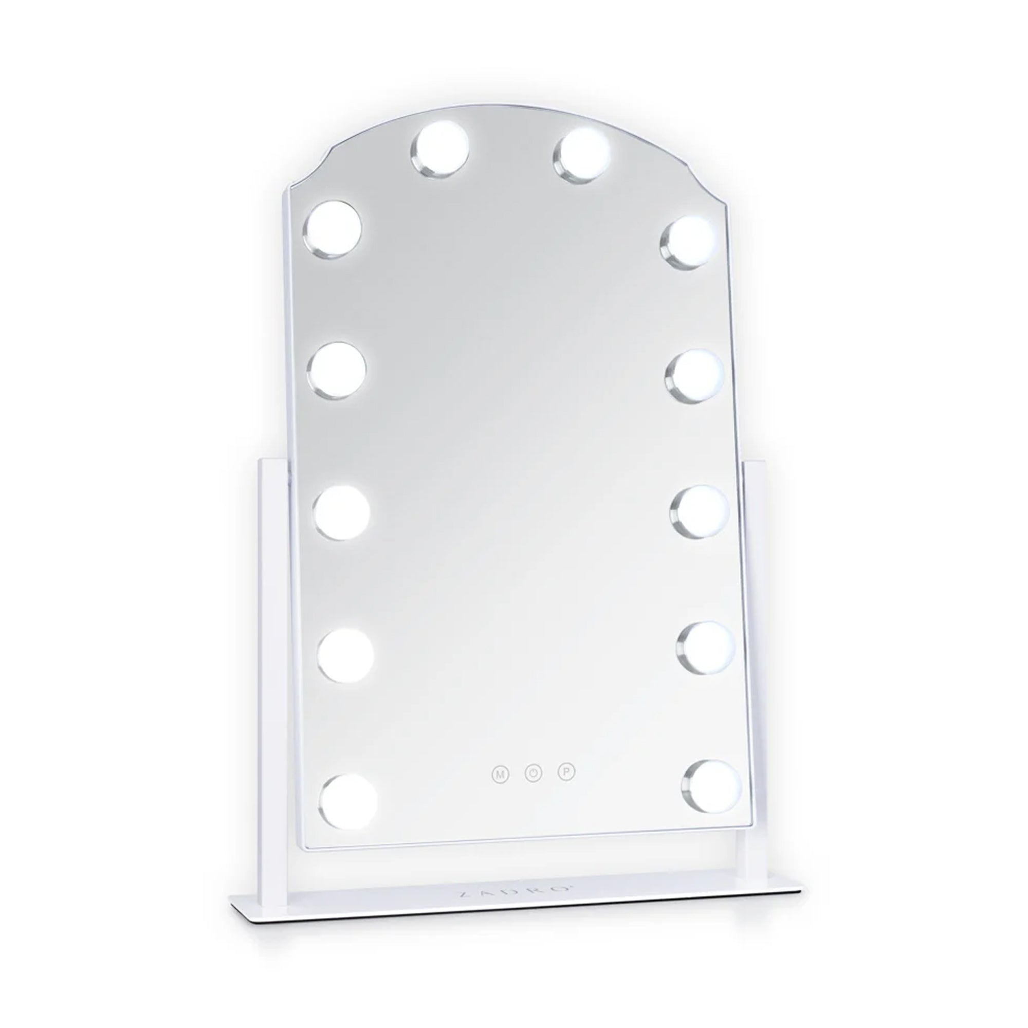 Zadro Scalloped Edge Hollywood LED Vanity Mirror / WHITE - HLS1217WH / swatch
