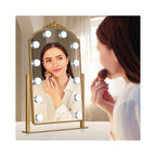 Zadro LED Lighted Hollywood Mirror with Gold Decor HLSDRZGD / GOLD