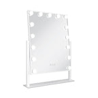 Zadro 15 Led Light Bulb Vertical Hollywood Makeup Mirror 18" x 21" / White