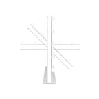 Zadro 15 Led Light Bulb Horizontal Hollywood Makeup Mirror 25" x 20” / White