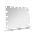 Zadro 15 Led Light Bulb Horizontal Hollywood Makeup Mirror 25" x 20” / White
