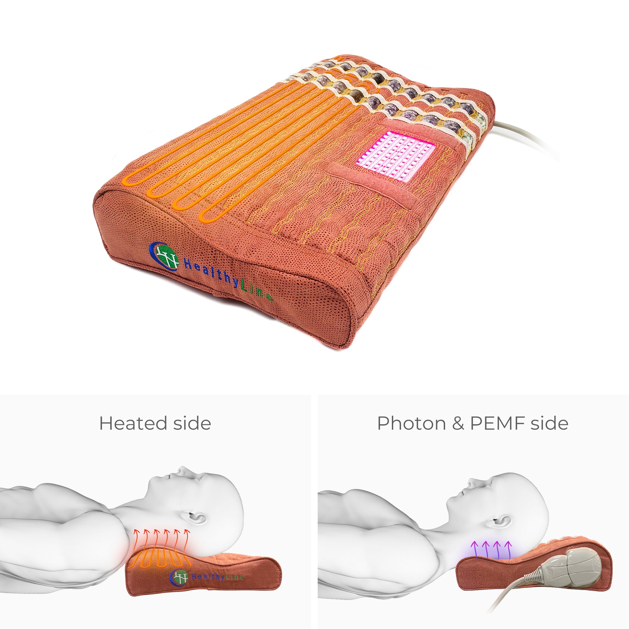 HealthyLine TAO-Mat Pillow Soft – Photon Matrix PEMF InfraMat Pro / Soft