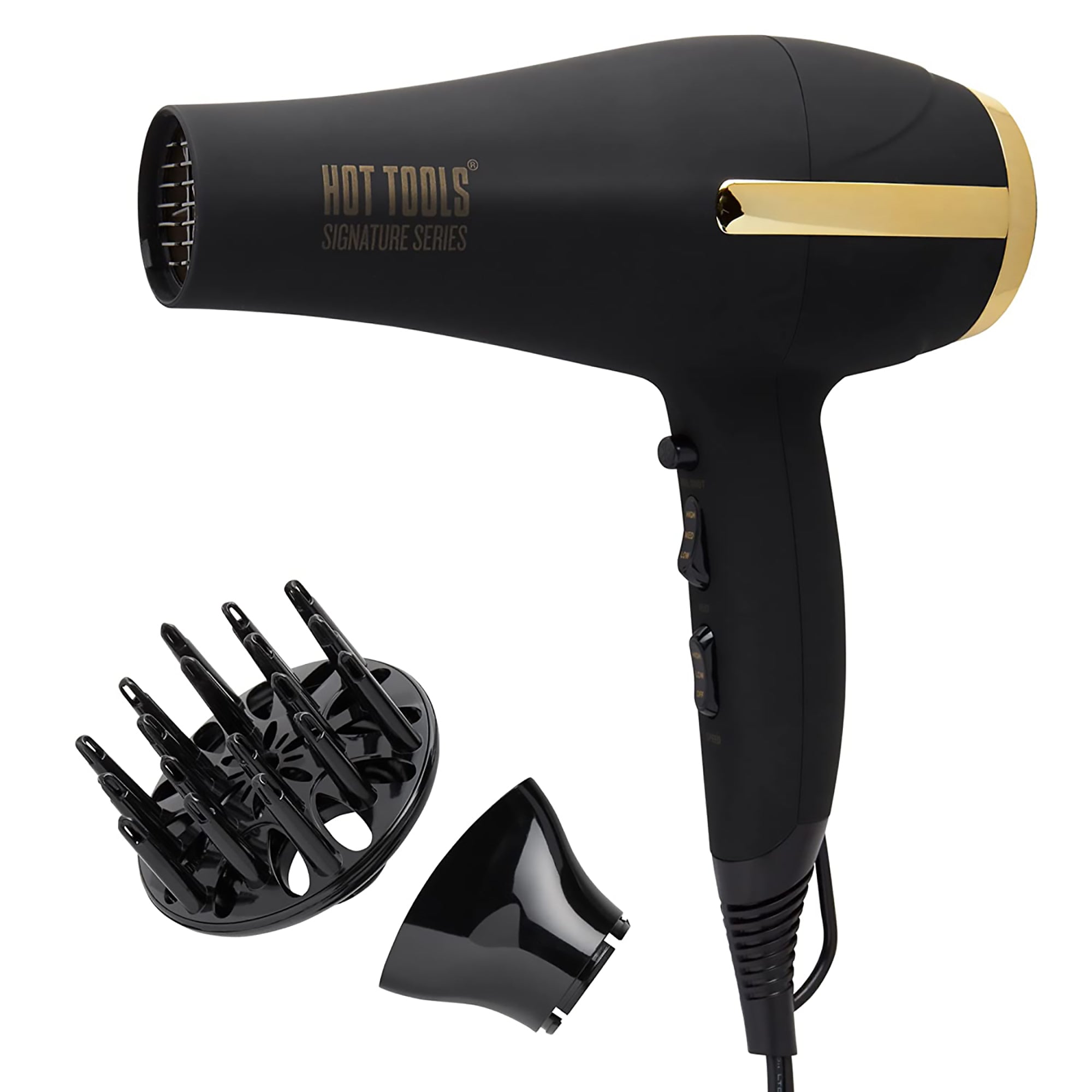 Hot Tools Signature Series Ionic Ceramic Salon Hair Dryer - Black / BLACK HTDR5580