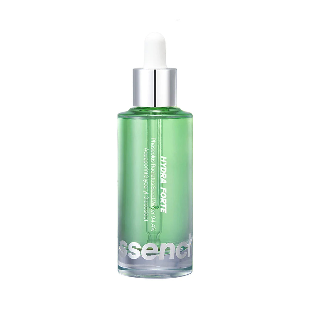 Essenciel Hydra Forte Ampoule 1.69 oz green bottle with white dropper thumbnail 1