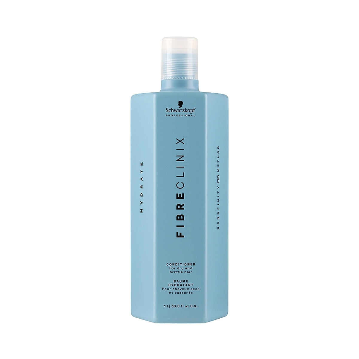 Schwarzkopf Professional Fibre Clinix Hydrate Shampoo & Conditioner Liter Duo / 33OZ