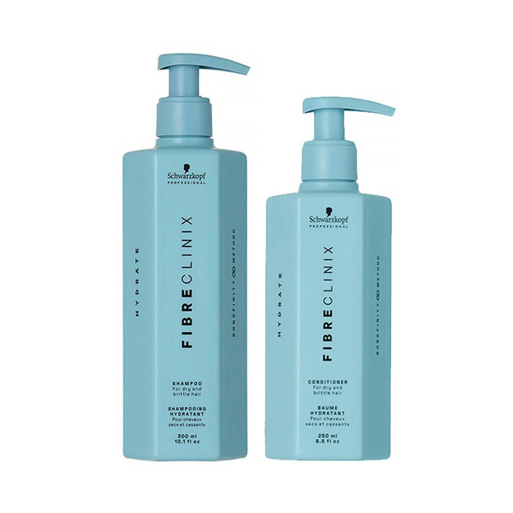 Schwarzkopf Professional Fibre Clinix Tribond Hydrate Shampoo 10oz and Conditioner 8oz Duo / 10oz/8oz thumbnail 1