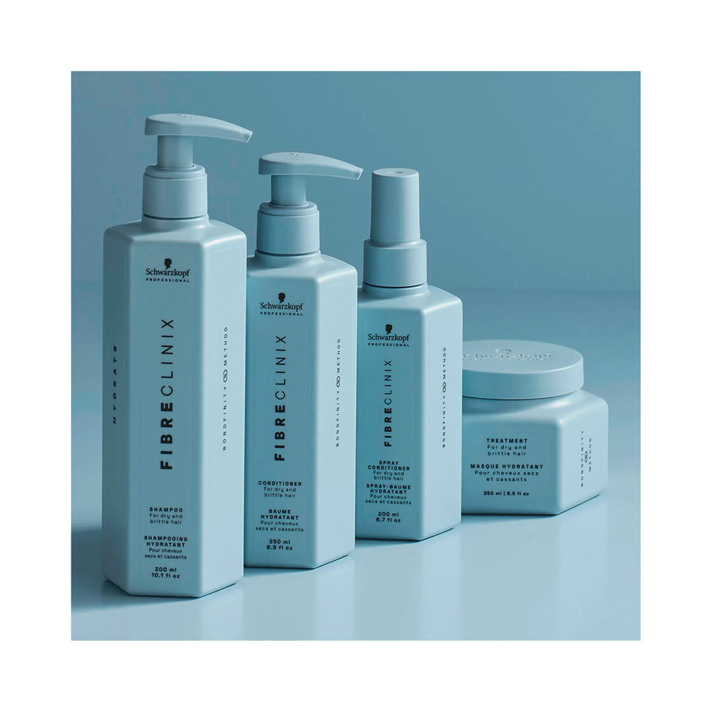 Schwarzkopf Professional Fibre Clinix Hydrate Shampoo & Conditioner Liter Duo / 33OZ