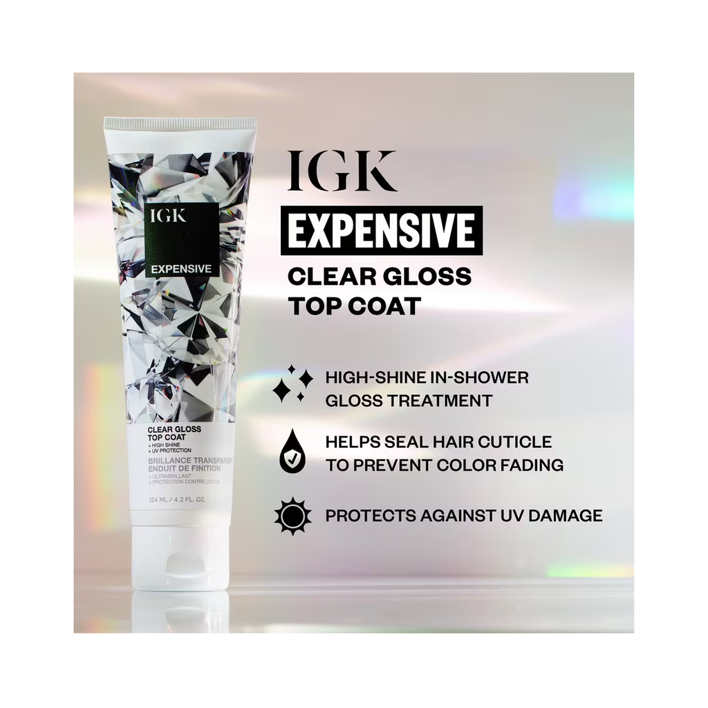 IGK Expensive Clear Gloss Top Coat 4.2OZ / 4.2OZ thumbnail 2