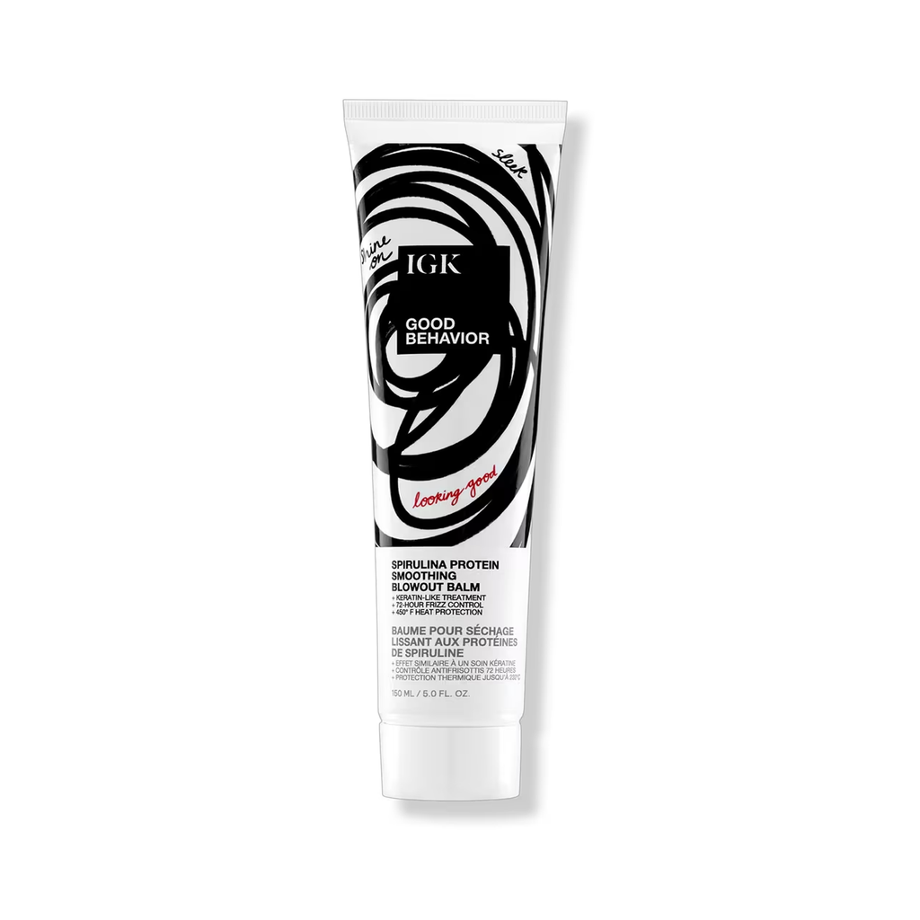 IGK Good Behavior Spirulina Protein Smoothing Blowout Balm 5OZ / 5OZ thumbnail 1
