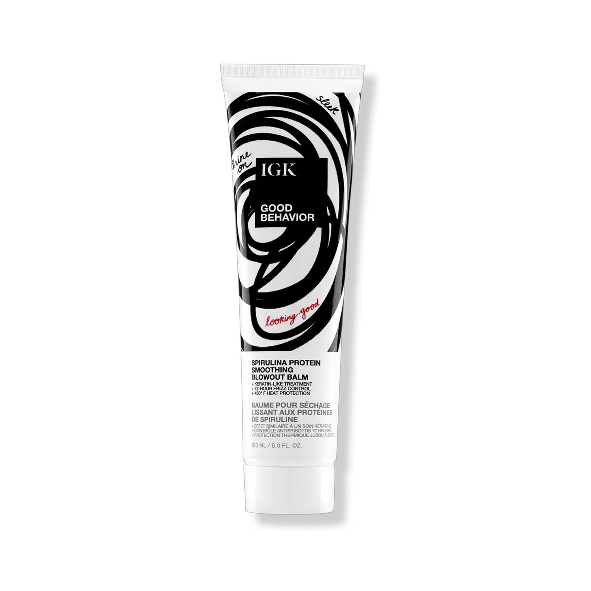 IGK Good Behavior Spirulina Protein Smoothing Blowout Balm 5OZ / 5OZ