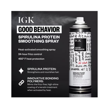 IGK Good Behavior Spirulina Protein Smoothing Spray 12OZ / 12OZ
