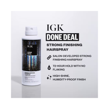 IGK Done Deal Strong Finishing Hairspray 5OZ / 5OZ