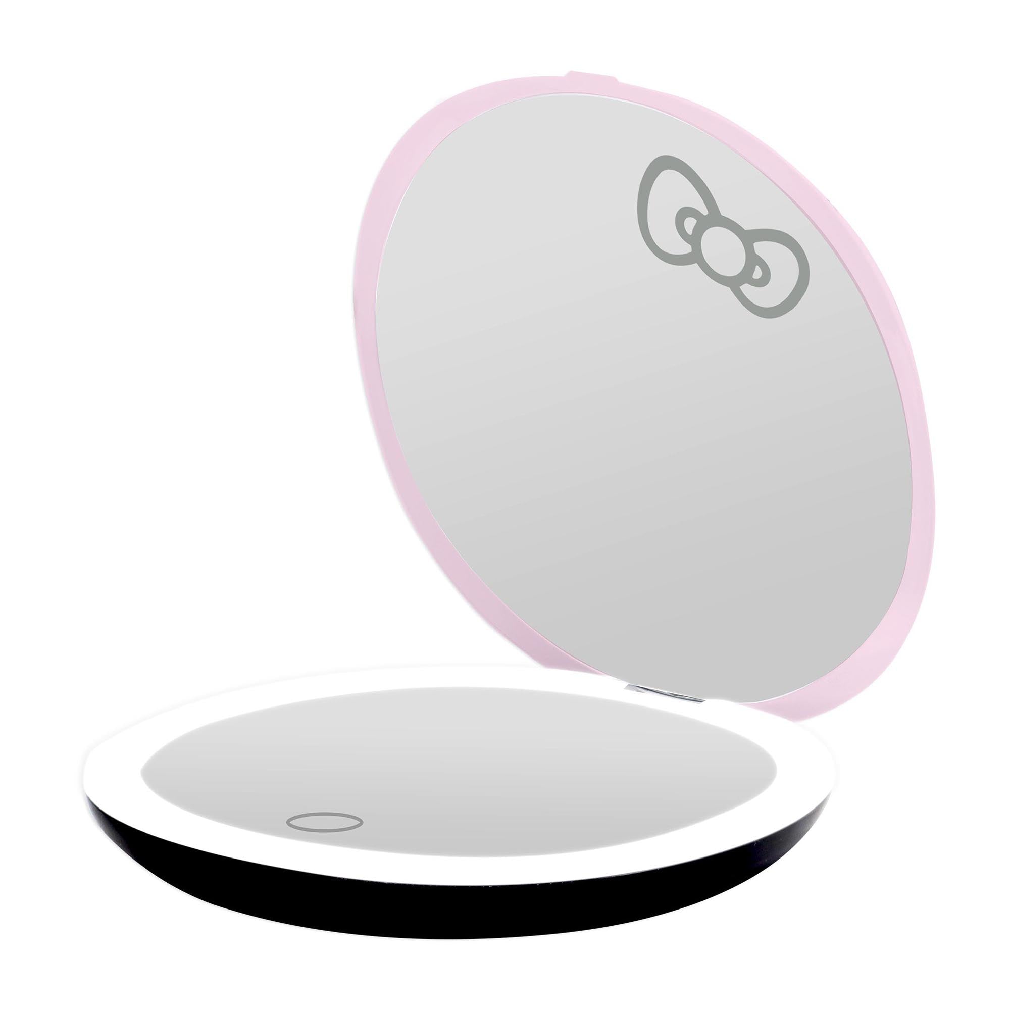 Impressions Vanity Hello Kitty Print LED Compact Mirror / Supercute - Pink