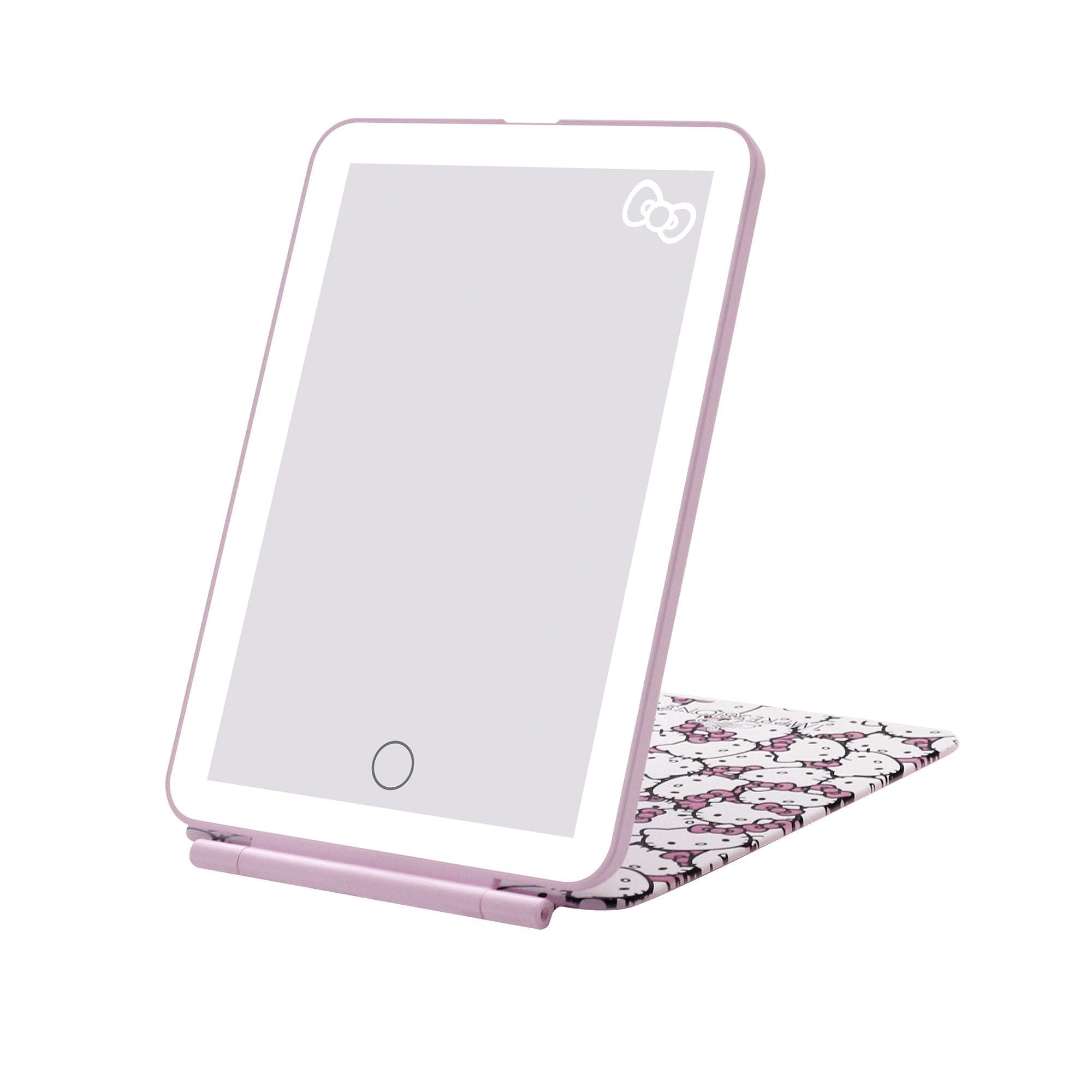 Impressions Vanity Hello Kitty (White/Pink) Touch Pad Mini Tri-Tone LED Makeup Mirror / Pink/White