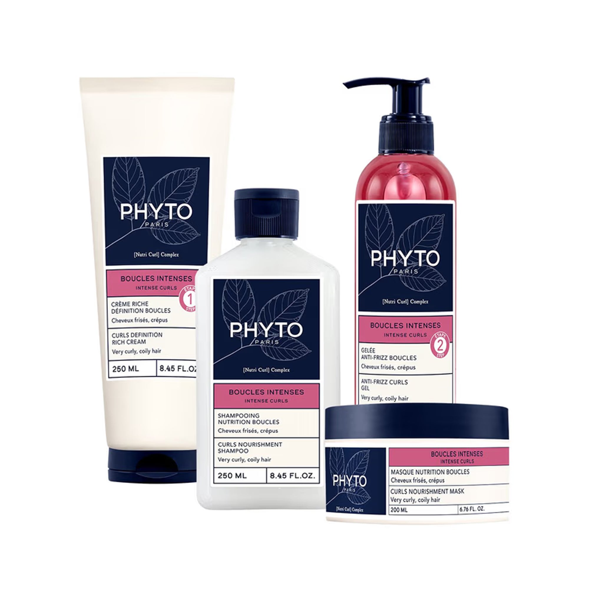 Phyto INTENSE CURLS Nourishment Shampoo / 8.45OZ