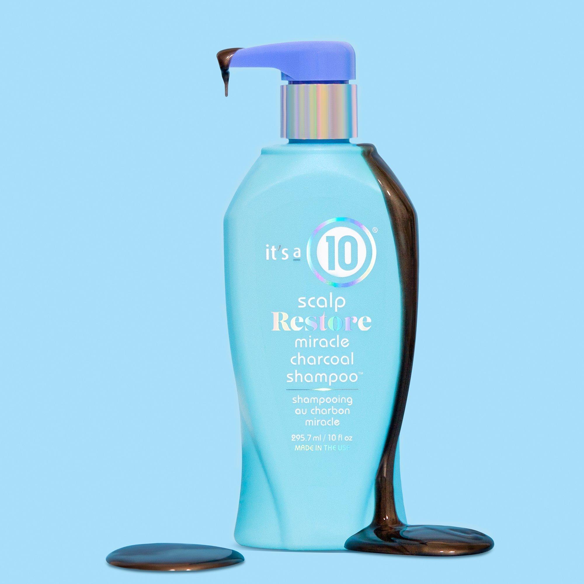 It's a 10 Scalp Restore Miracle Charcoal Shampoo / 10OZ