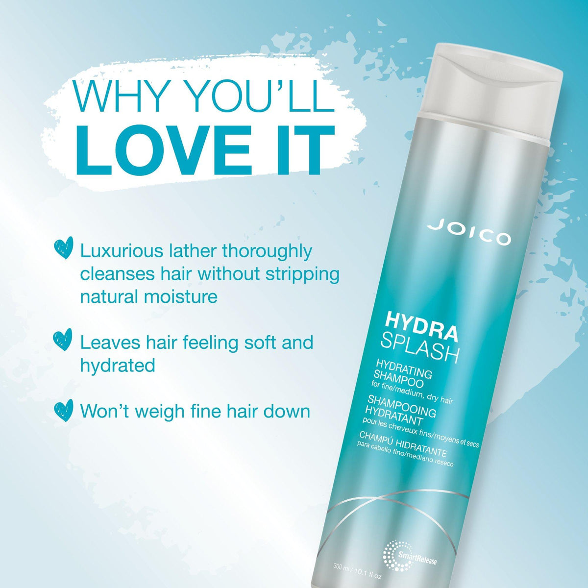 Joico Hydrasplash Hydrating Shampoo / 10OZ, image 27455545180310