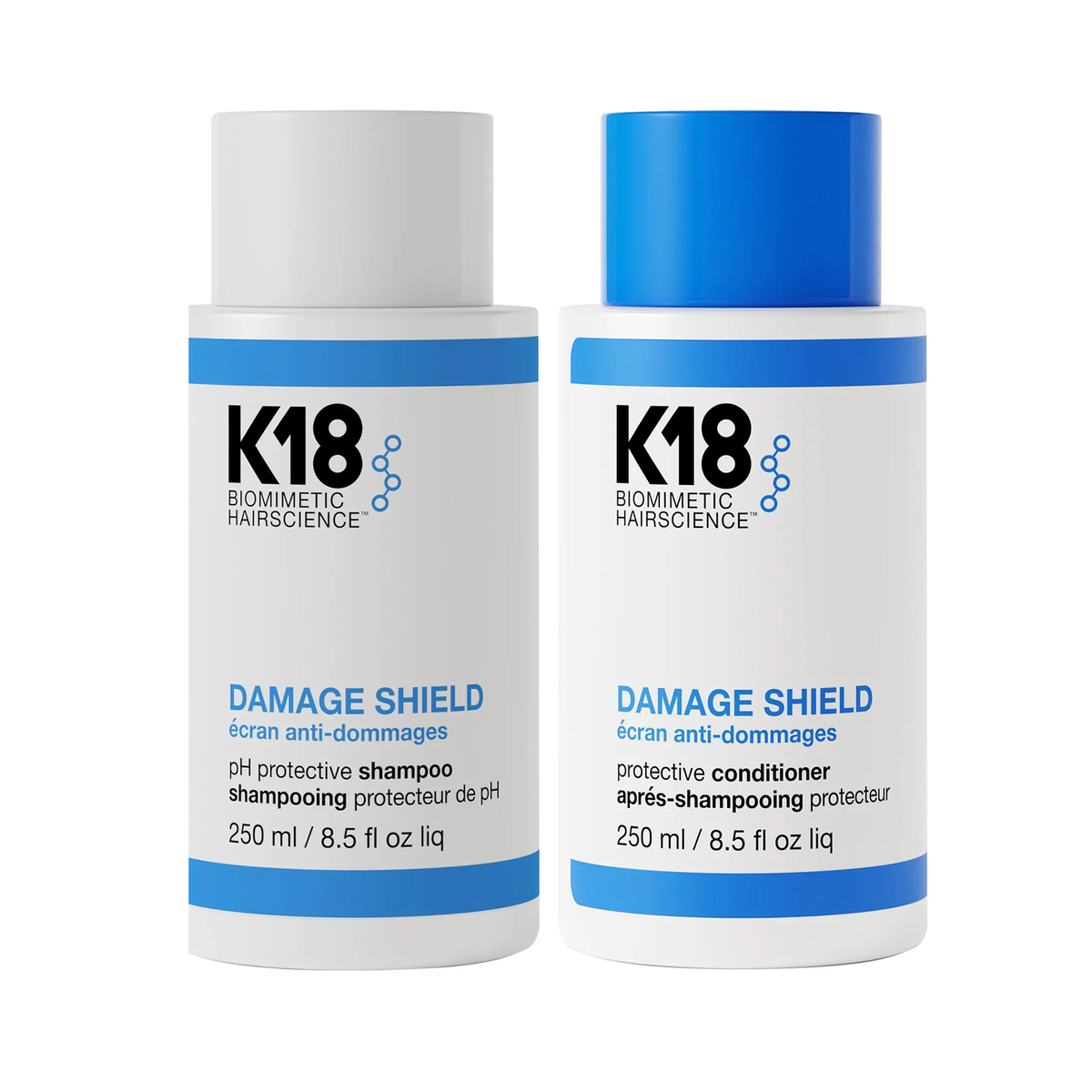K18 Biomimetic Damage Shield Shampoo & Conditioner Duo 8OZ / 8OZ