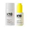 K18 Biomimetic Molecular Repair Leave-In Hair Mask 1.7oz + Hair Oil 1oz Duo