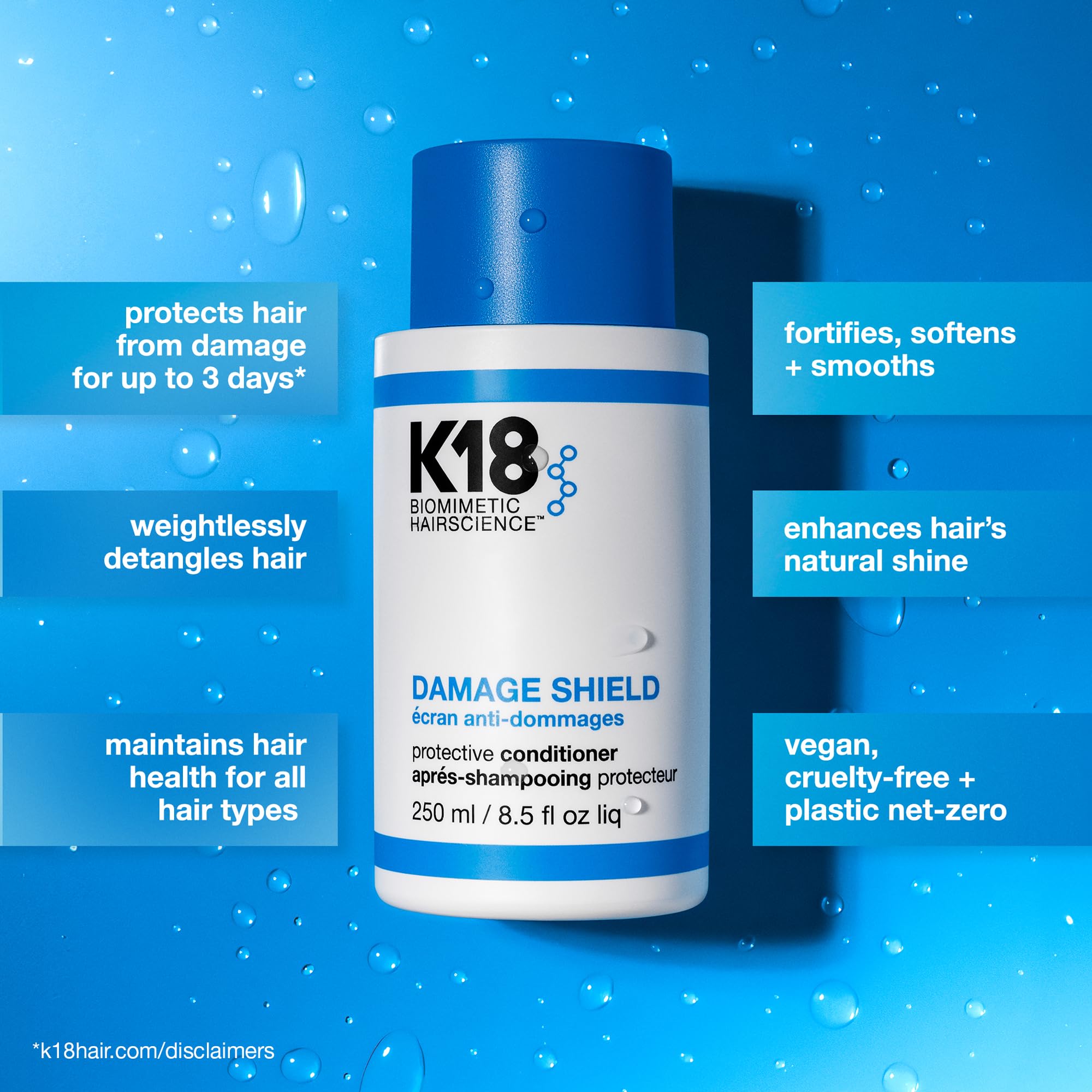 K18 Biomimetic Damage Sheild Protective Conditioner / 8.5OZ
