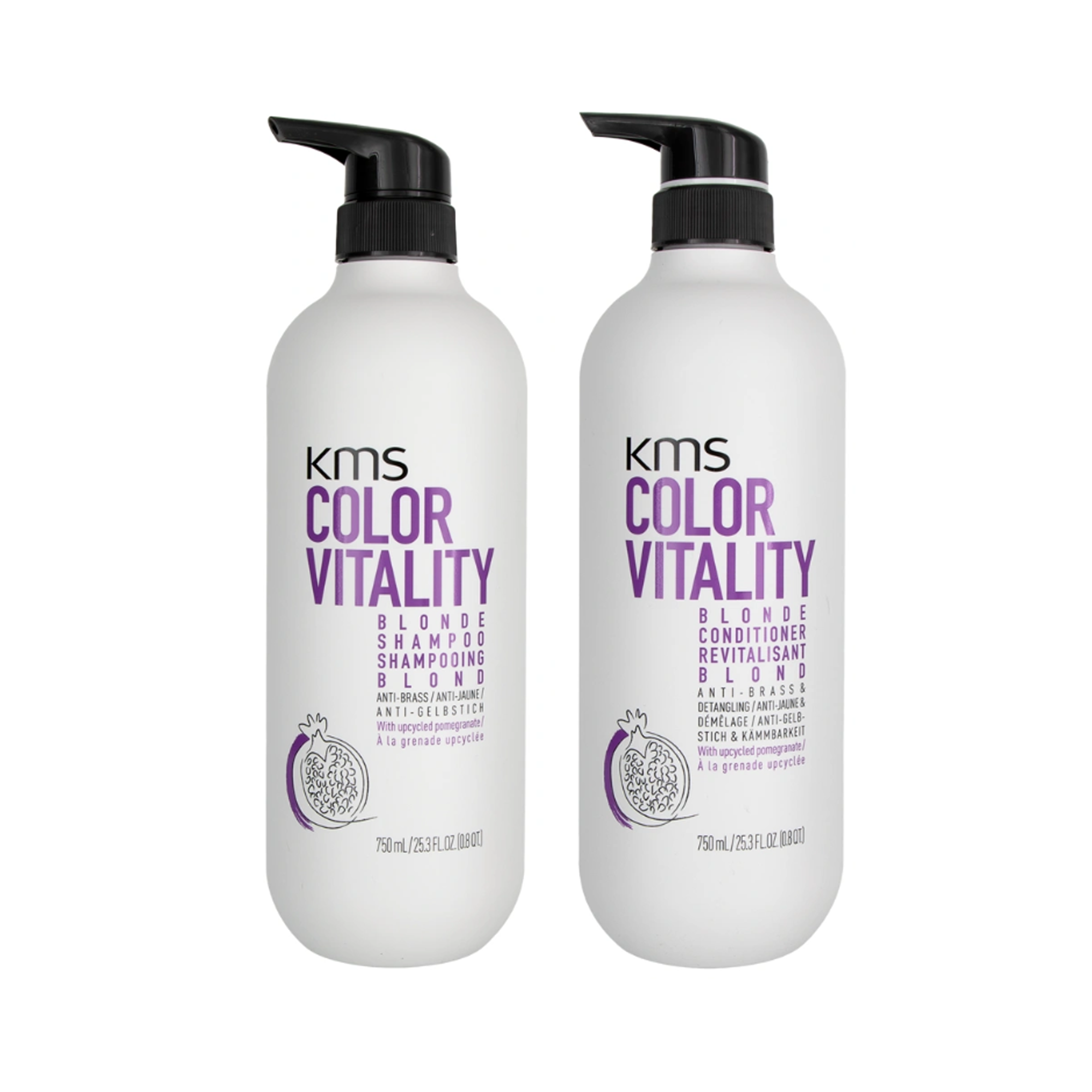 KMS_Colorvitality_Blonde_Shampoo_Conditioner_Duo_25_oz / 25OZ