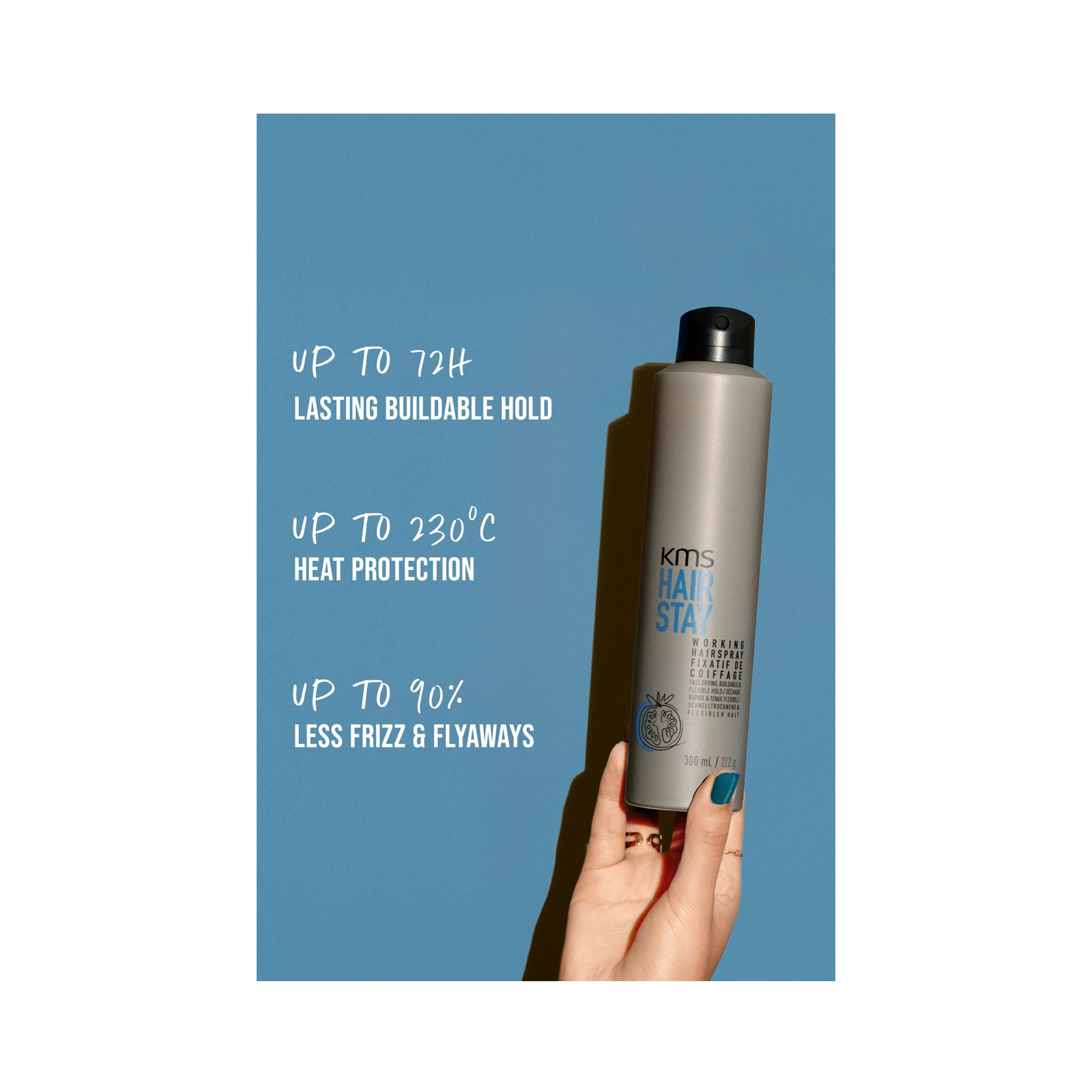 KMS_HairStay_Working_Hairspray 8.OZ / 8.OZ