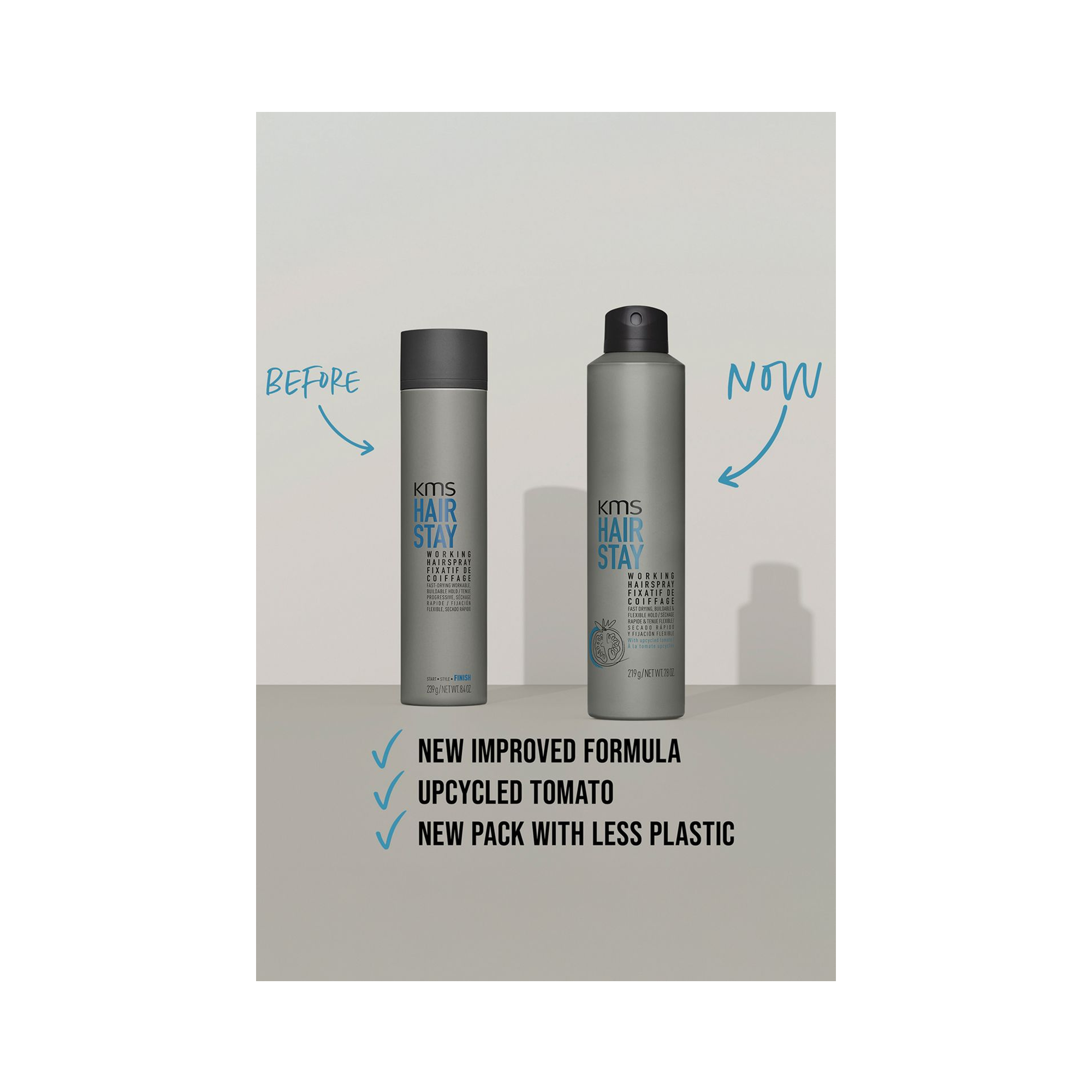 KMS_HairStay_Working_Hairspray 8.OZ / 8.OZ