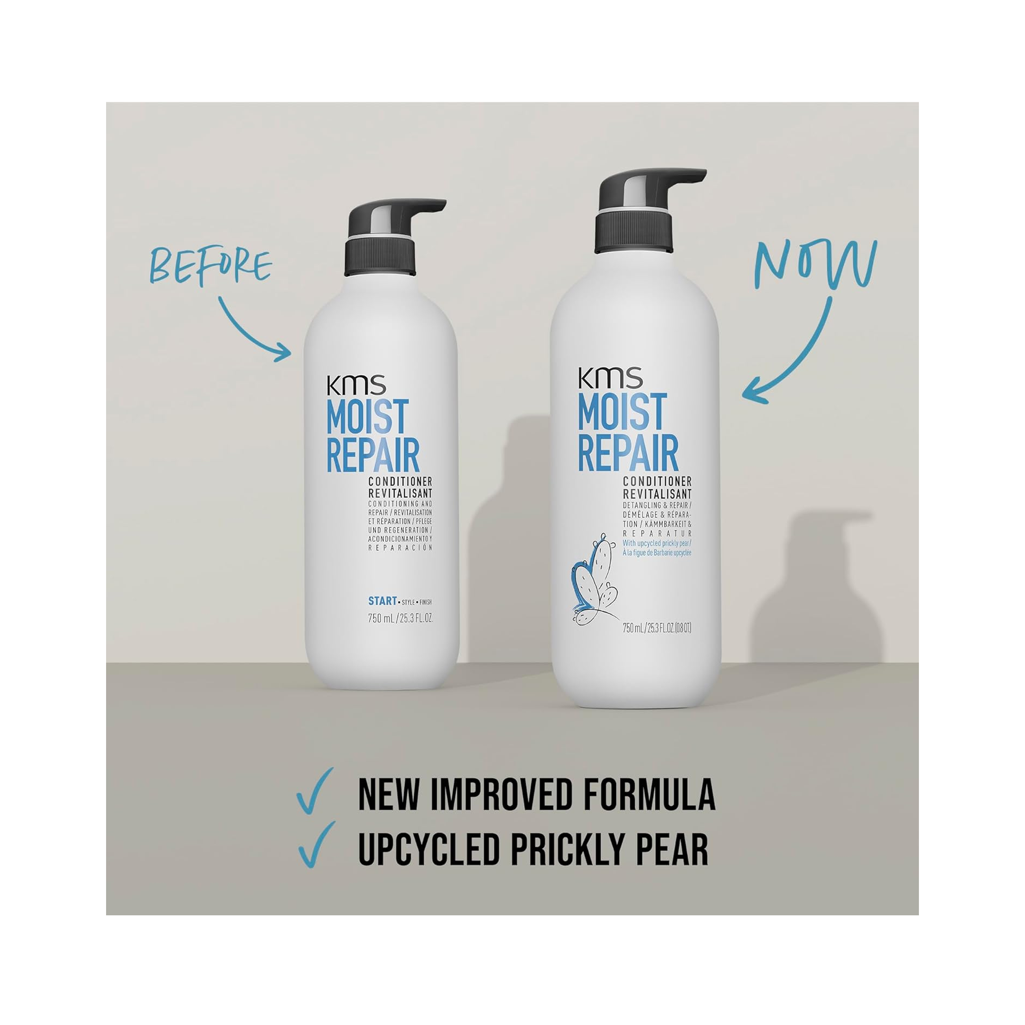 KMS MoistRepair Shampoo and Conditioner Duo 25oz / 25OZ