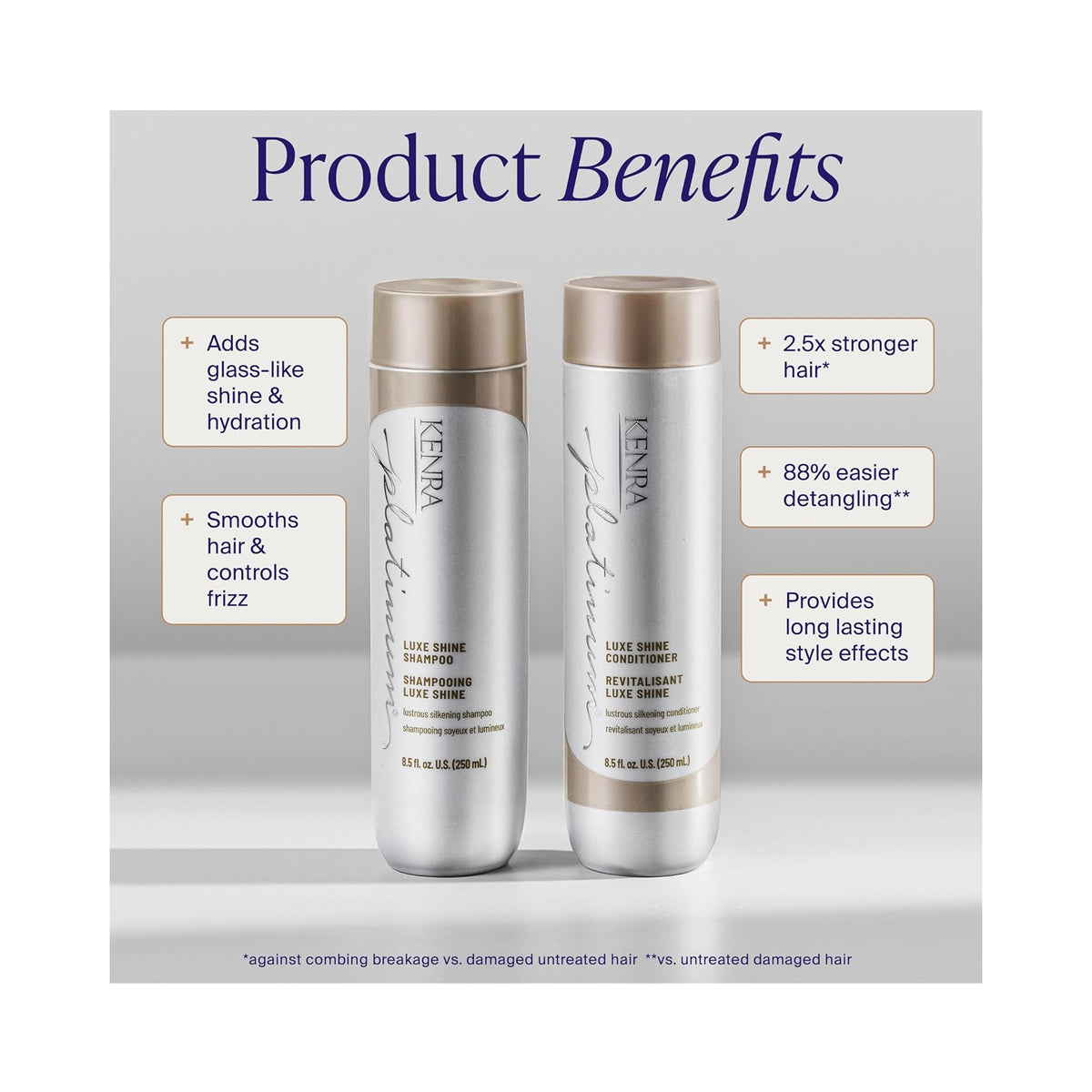 Kenra Platinum Luxe Shine Shampoo / 8.5OZ, image 32545865924758