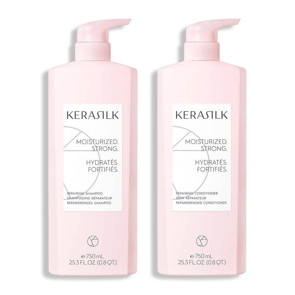 Kerasilk Repairing Shampoo and Conditioner Duo - 25oz ($130 Value) / 25OZ thumbnail 1