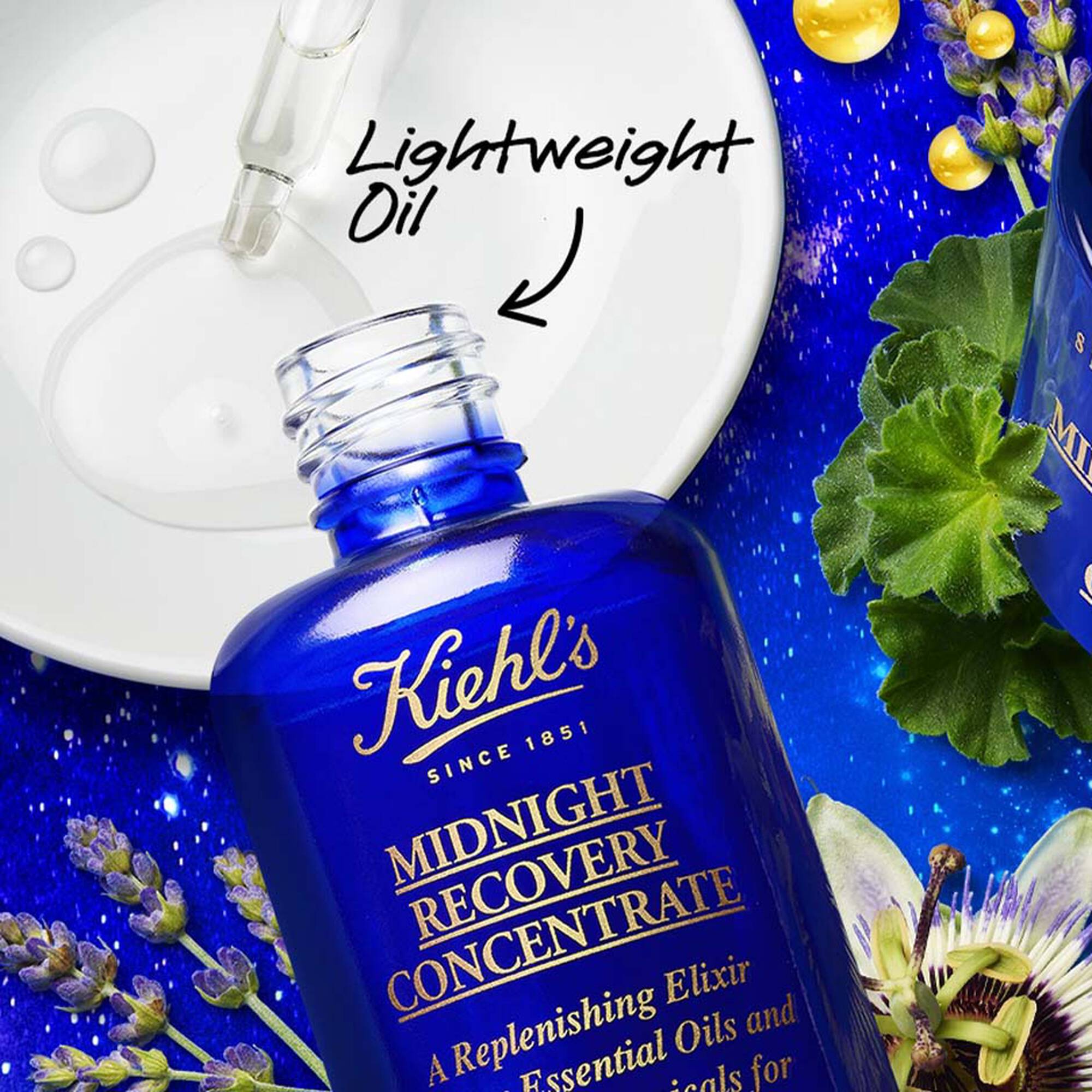 Kiehl's Midnight Recovery Face Oil / 3.4OZ