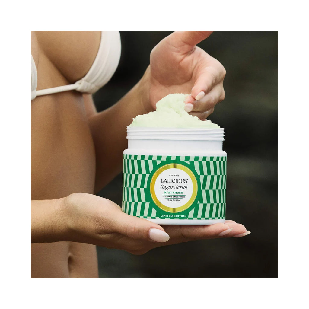 LALICIOUS Kiwi Krush Sugar Scrub / 16OZ thumbnail 4