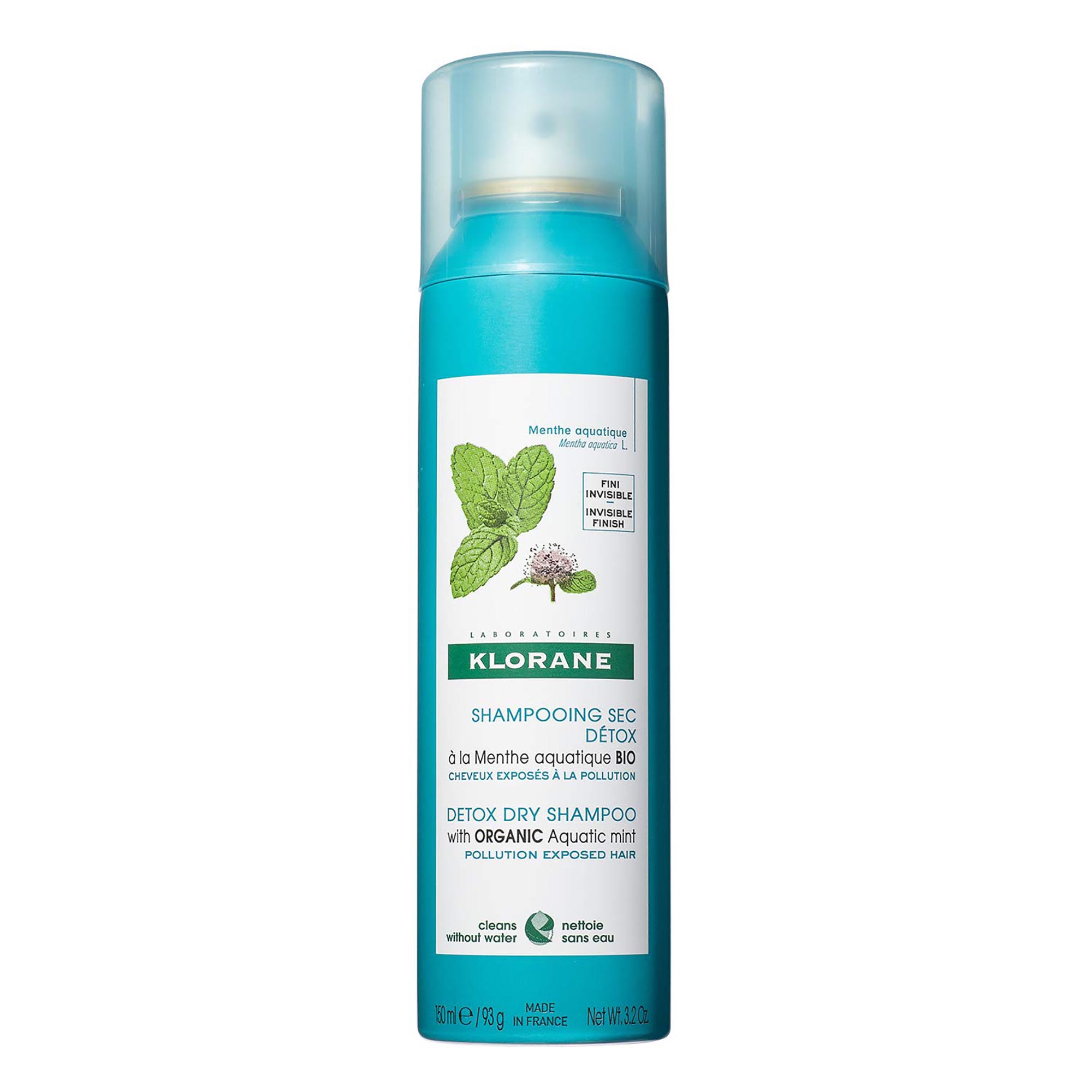 Klorane Detox Dry Shampoo with Aquatic Mint / 3.2OZ