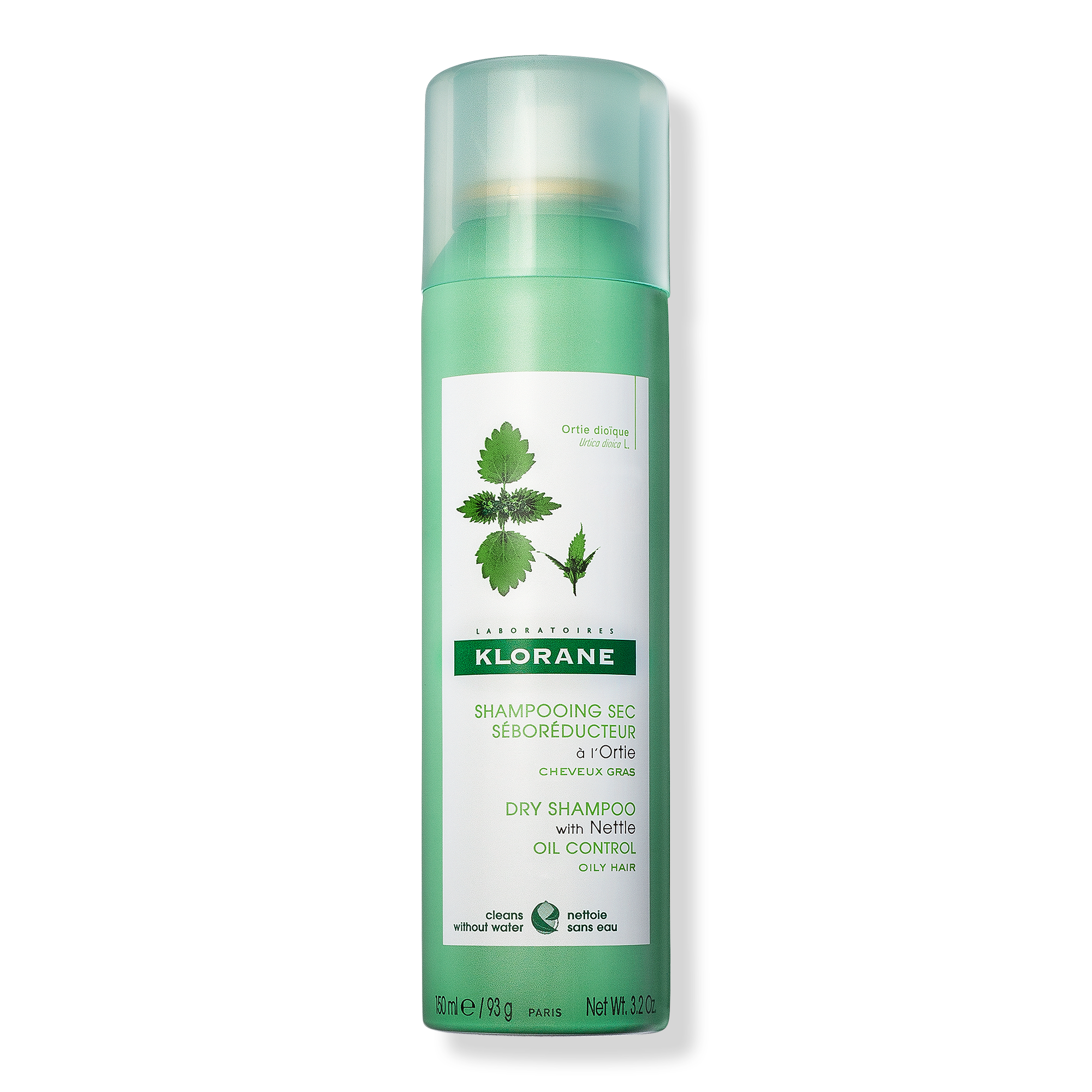 Klorane Dry Shampoo with Nettle for Oily Hair and Scalp / 3.2OZ