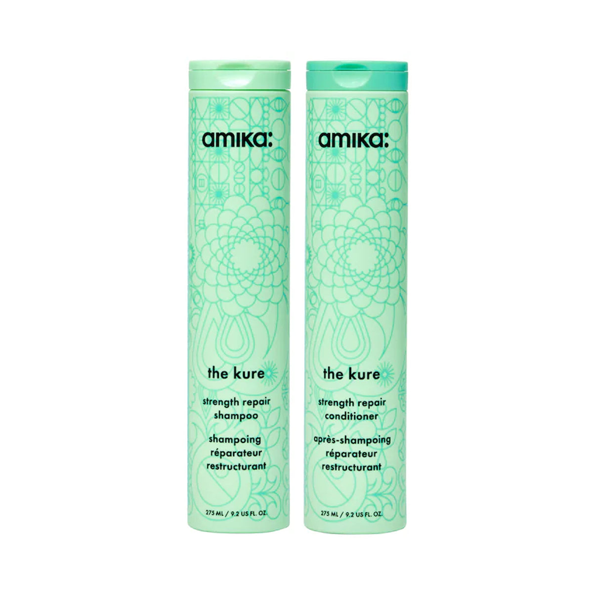 Amika The Kure Repair Shampoo and Conditioner 9.2oz Duo ($56 Value) / 9.2OZ