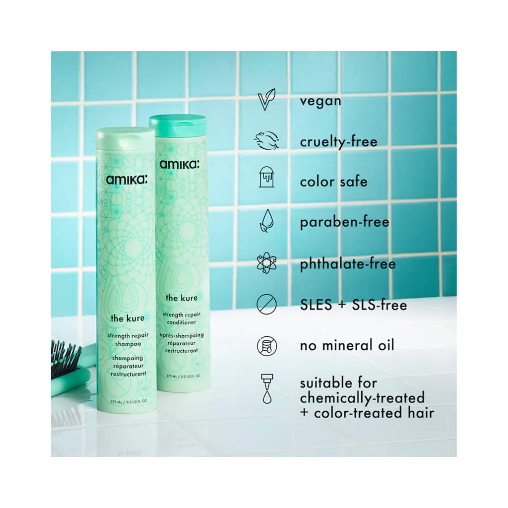 Amika The Kure Repair Shampoo and Conditioner Liter Duo ($150 Value) / 33OZ