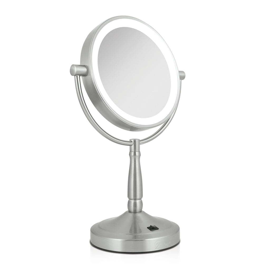 Zadro 9" Round LED Cordless Dual-Sided Mirror 5X/1X LEDV45 thumbnail 1
