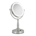 Zadro 9" Round LED Cordless Dual-Sided Mirror 5X/1X LEDV45