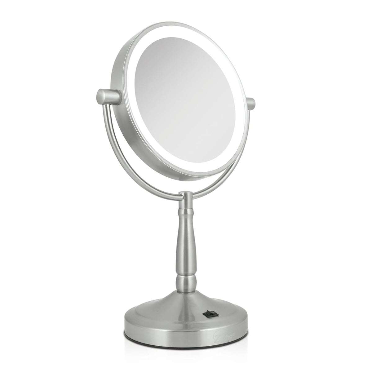 Zadro 9" Round LED Cordless Dual-Sided Mirror 5X/1X LEDV45