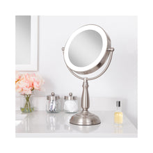 Zadro 11 Round Dimmable Touch LED Dual-Sided Mirror 10X/1X LEDVPRT410